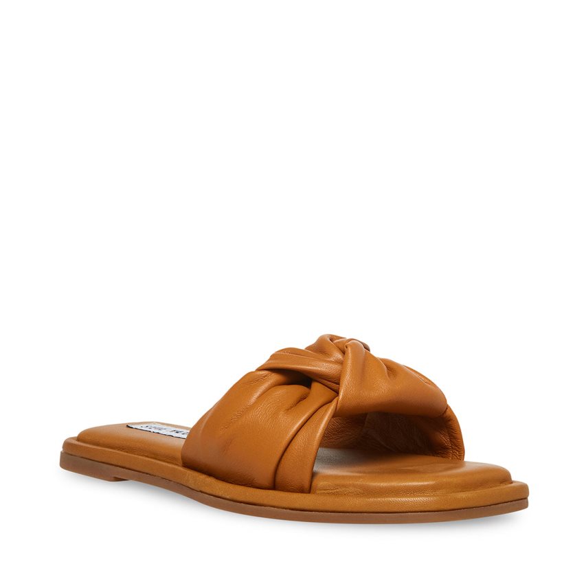 Brown Steve Madden Tatiana Women's Slides | PH 3950UZS